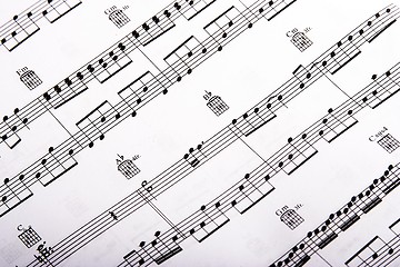 Image showing Music Sheet