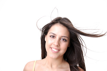 Image showing happy young woman