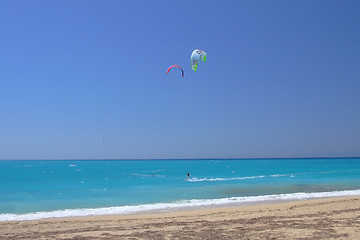 Image showing kite boarder