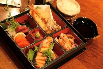 Image showing Sushi tray