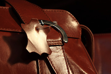 Image showing leather bag