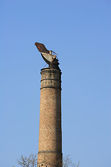 Image showing old factory chimney 