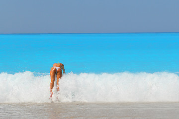 Image showing Pretty blonde woman