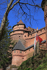 Image showing haut Koenigsbourg castle