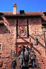 Image showing haut Koenigsbourg castle