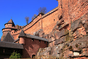 Image showing haut Koenigsbourg castle