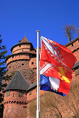 Image showing haut Koenigsbourg castle