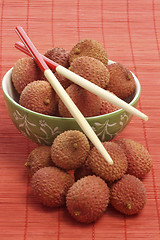 Image showing Litchis