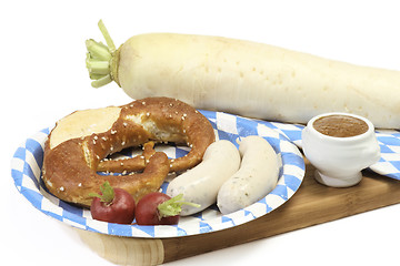 Image showing Bavarian Veal Sausage