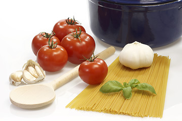 Image showing Cooking Spaghetti