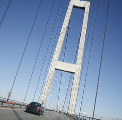 Image showing Crossing Great Belt Denmark