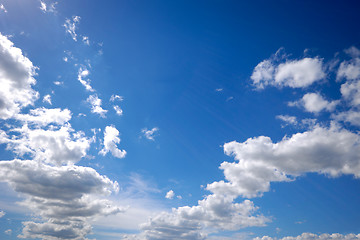 Image showing Clouds and sky