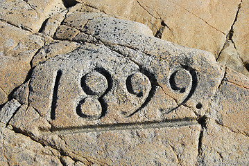 Image showing Ancient Sea Level Mark.
