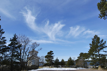 Image showing Beautiful Clouds Above The Gulf of Bothnia.