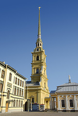 Image showing Belfry of Ancient Cathedral