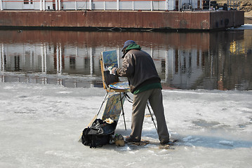 Image showing Dangerous Spring Painting