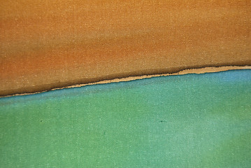 Image showing Fragment of Colored Fabric