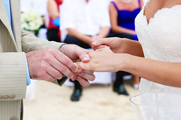 Image showing Wedding vows
