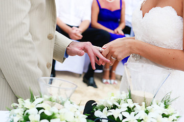 Image showing Wedding vows