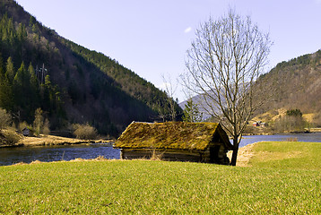 Image showing Old boathouse