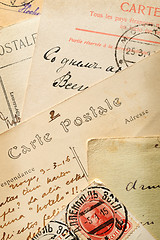 Image showing old postcards
