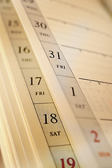 Image showing Calender