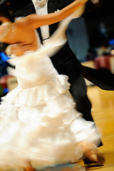 Image showing Classical dance, motion blur