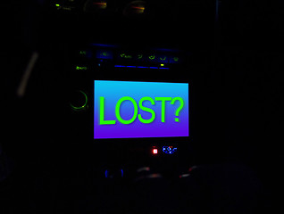 Image showing Lost Navigation Screen