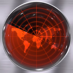 Image showing World Radar Screen