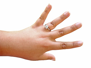 Image showing Diamond Engagement Ring