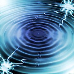 Image showing Electric Ripples