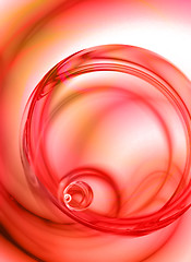 Image showing Abstract Liquid Swirl