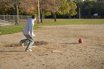 Image showing Kickball Game