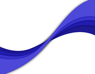 Image showing Abstract Blue Twirl