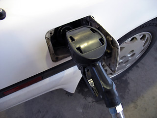 Image showing Pumping Gas