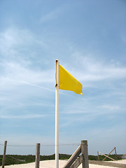 Image showing Yellow Caution Flag