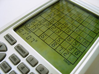 Image showing Electronic Sudoku