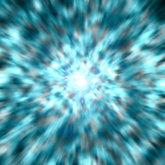 Image showing blue light burst