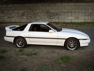 Image showing White Sports Car