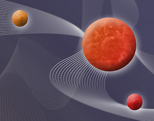 Image showing 3d space illustration