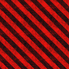 Image showing Red Hazard Stripes