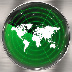 Image showing World Radar Screen