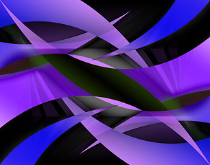 Image showing Abstract Swooshes