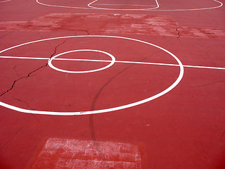 Image showing Urban Basketball Court