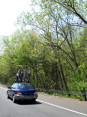 Image showing Bikes On a Car
