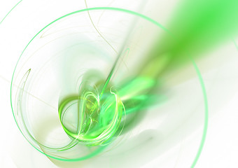 Image showing Abstract Green Twirl