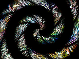 Image showing Rainbow Spiral Vortex