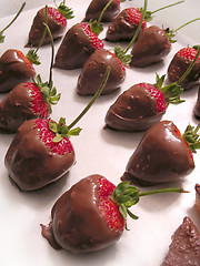 Image showing Chocolate Covered Strawberries