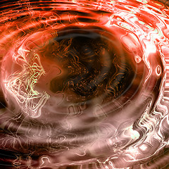 Image showing Red Plasma Ripple