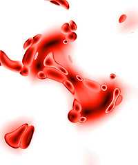 Image showing 3d Red Blood Cells